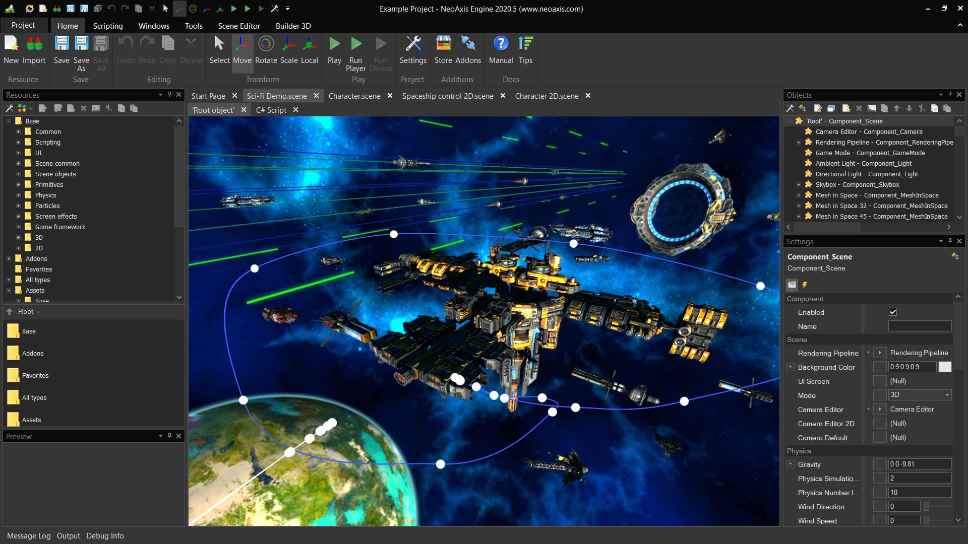 NeoAxis Game Engine 2021.3 Released - .NET 3D/2D engine : r/csharp