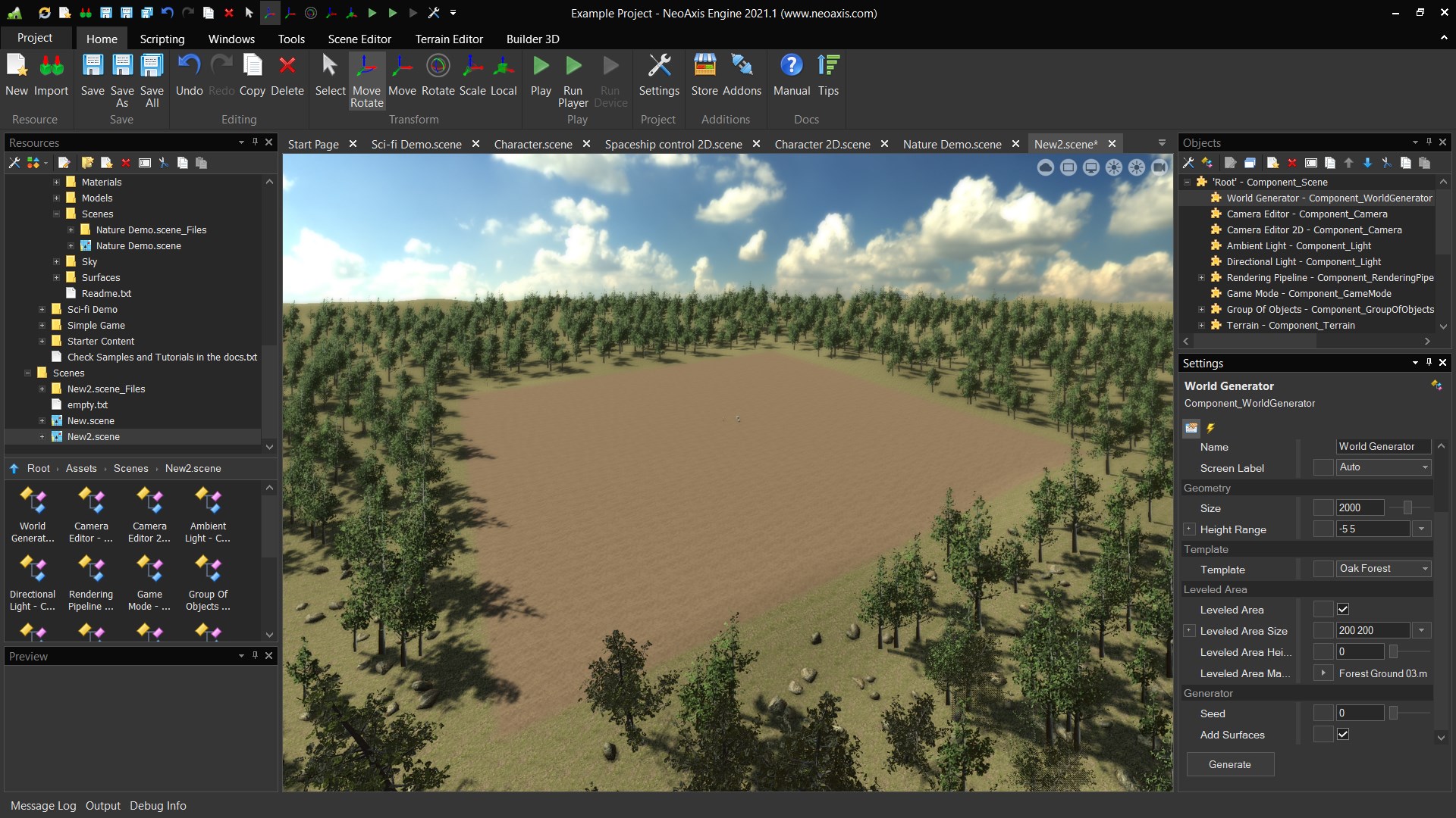 NeoAxis Game Engine 2021.3 Released - .NET 3D/2D engine : r/csharp