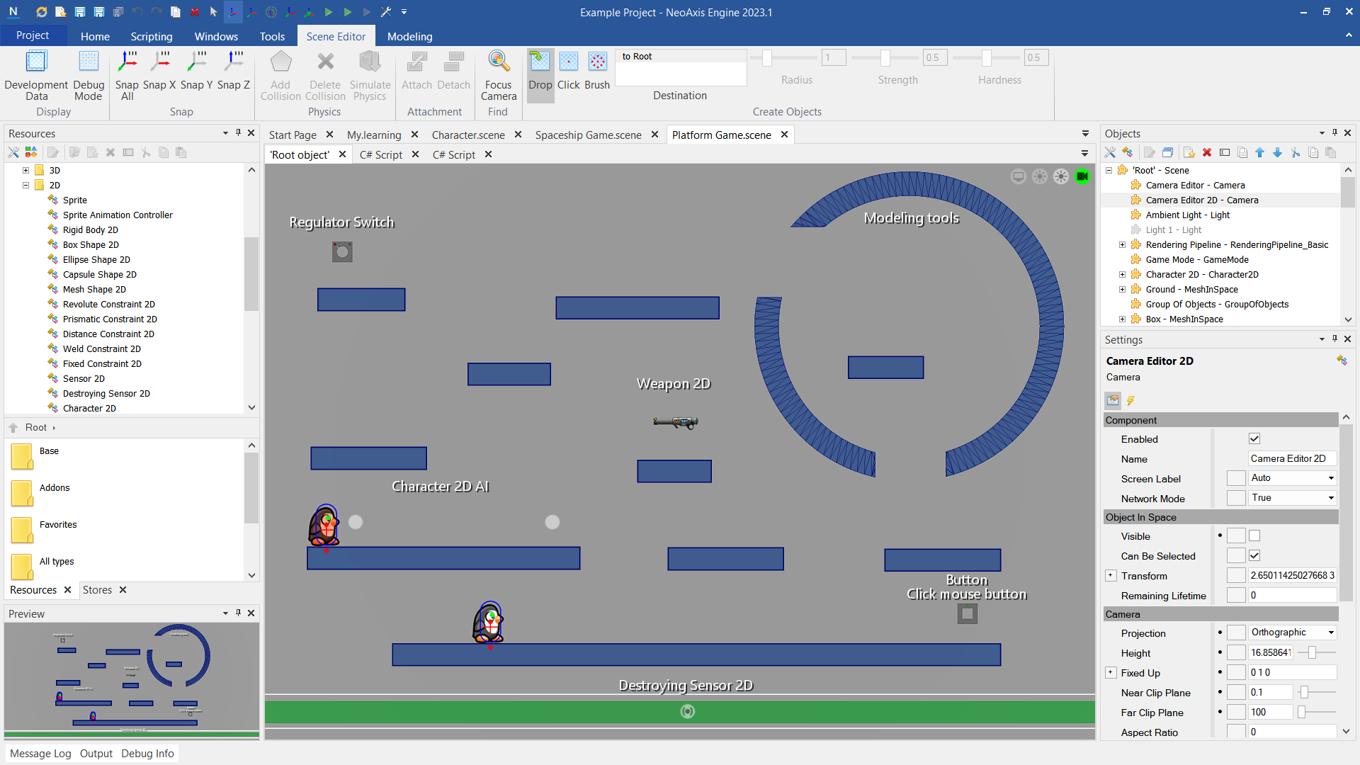 NeoAxis Game Engine 2021.3 Released - .NET 3D/2D engine : r/csharp